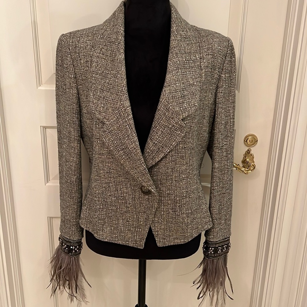 St. John Couture gray jacket